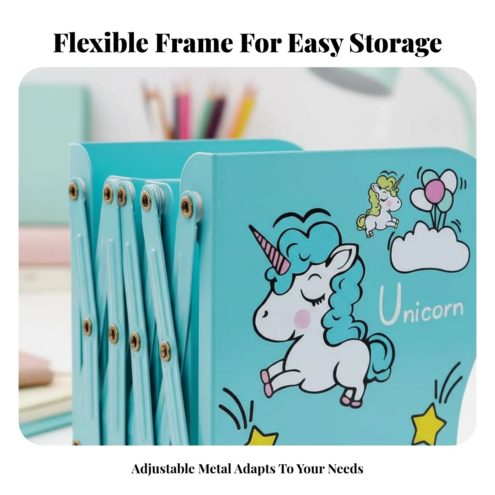Expandable Bookend Multi-Functional Book Stand Multifunctional Adjustable for Students, Educators, Book Organizer, Study Room
Expandable Bookend Multi-Functional Book Stand Multifunctional Adjustable for Students, Educators, Book Organizer, Study Room