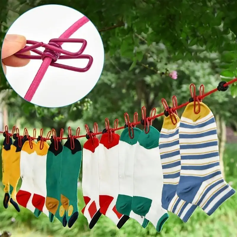 652F Clothing Line with 12 Clothes Clip Laundry Drying Line, Retractable Washing Line, Retractable Clotheslines for Travel
652F Clothing Line with 12 Clothes Clip Laundry Drying Line, Retractable Washing Line, Retractable Clotheslines for Travel