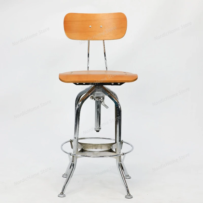 Straight American Bar Chair Industrial Wind Rotating Height Adjustable Bar Chair Rotating Lift Bar Furniture Stolik Barowy XYBC
Straight American Bar Chair Industrial Wind Rotating Height Adjustable Bar Chair Rotating Lift Bar Furniture Stolik Barowy XYBC