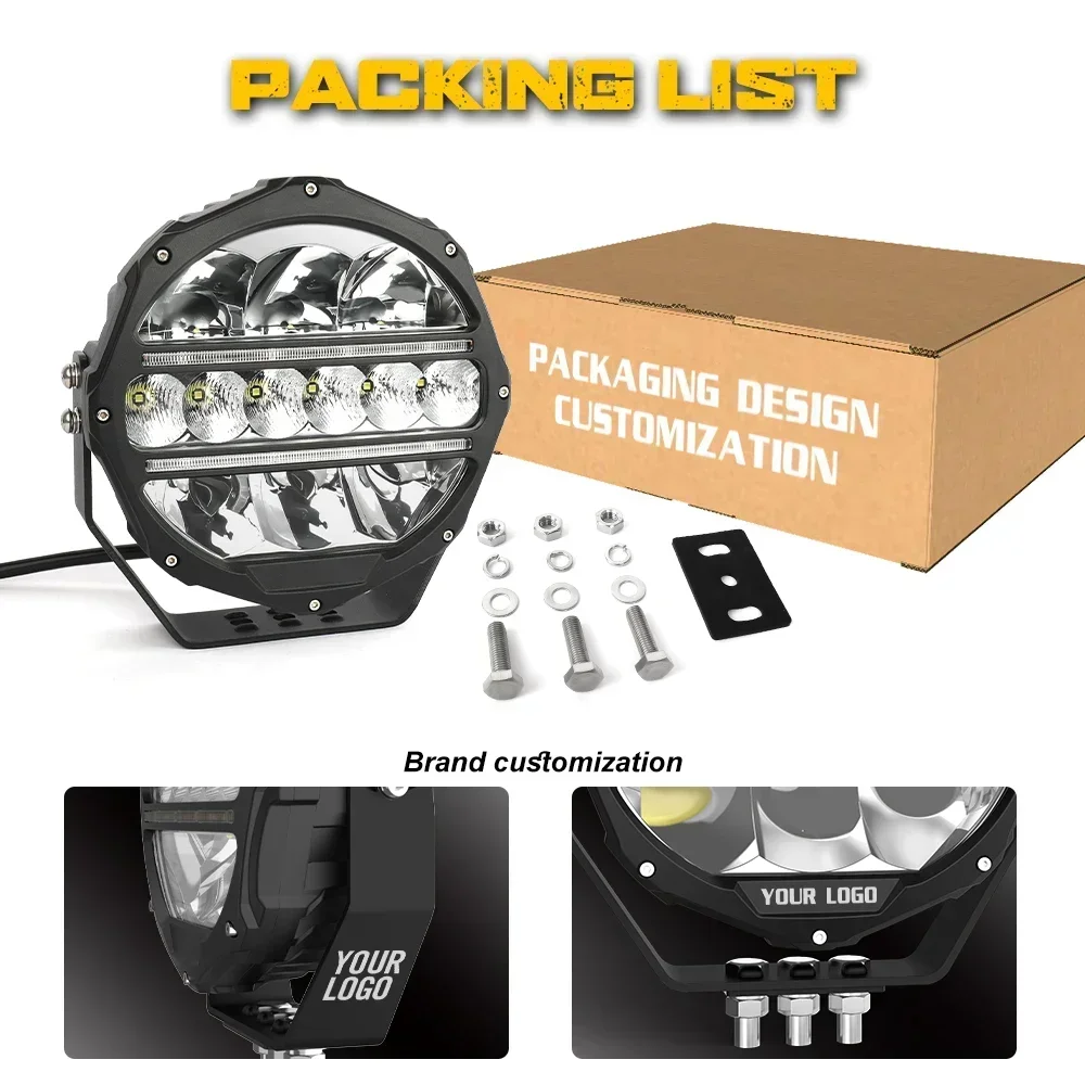 2025 Hot Sell Factory Direct Sale Wholesale 120W DRL Waterproof SUV Off Road Vehicle 9 Inch Led Spot/Fog/Driving Lights
2025 Hot Sell Factory Direct Sale Wholesale 120W DRL Waterproof SUV Off Road Vehicle 9 Inch Led Spot/Fog/Driving Lights