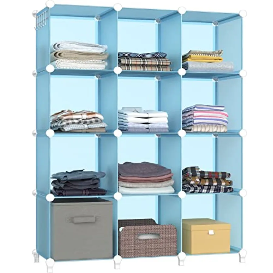 Closet Organizer, 12-Cube Closet Organizers and Storage, Cube Storage Organizer for,Closet, Bedroom, Bathroom, Office
Closet Organizer, 12-Cube Closet Organizers and Storage, Cube Storage Organizer for,Closet, Bedroom, Bathroom, Office