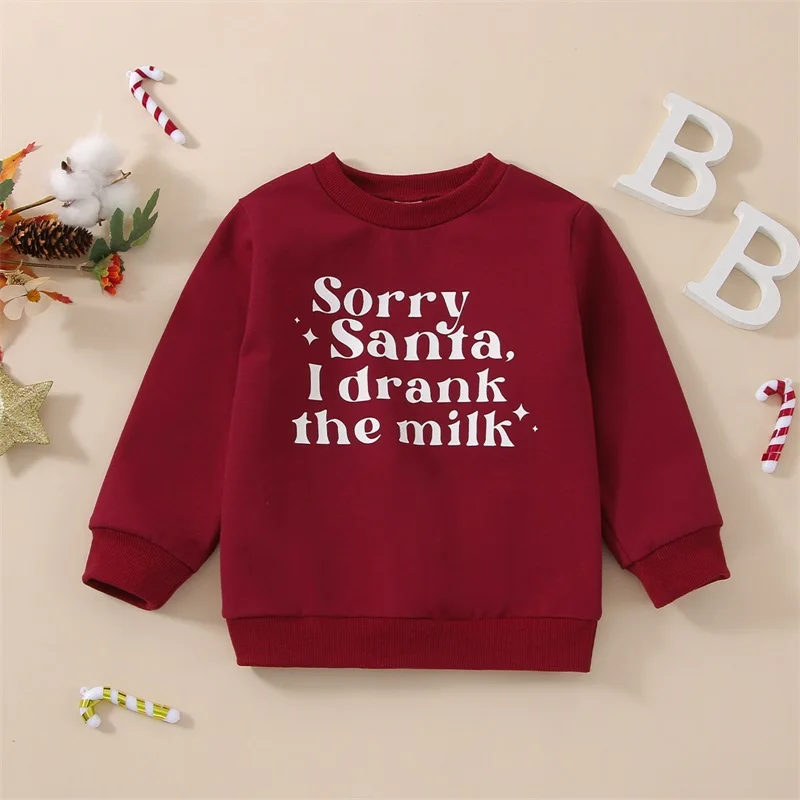 Toddler Kids Baby Boy Girl Long Sleeve Sweatshirt Letter Print Loose Pullover Cotton Tops Casual Child Clothes Outfits
Toddler Kids Baby Boy Girl Long Sleeve Sweatshirt Letter Print Loose Pullover Cotton Tops Casual Child Clothes Outfits