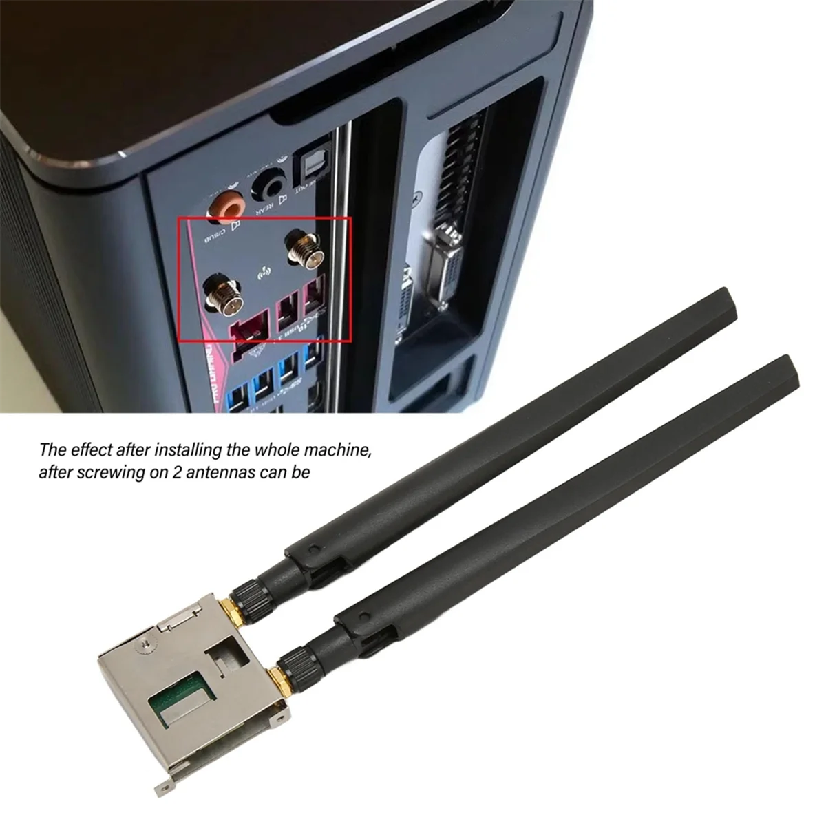 RISE WIFI 6 Desktop Wireless Network Card Wireless Network Card 9560NGW Up to 1.73Gbps Strong Coverage Bluetooth 5.0
RISE WIFI 6 Desktop Wireless Network Card Wireless Network Card 9560NGW Up to 1.73Gbps Strong Coverage Bluetooth 5.0
