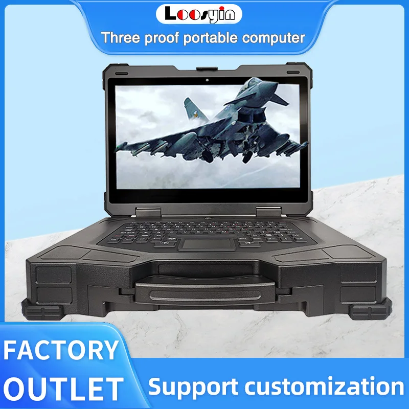 OEM ODM New 15.6 Inch Industrial Notebook Rugged Portable Three-defense Laptop Computer
OEM ODM New 15.6 Inch Industrial Notebook Rugged Portable Three-defense Laptop Computer