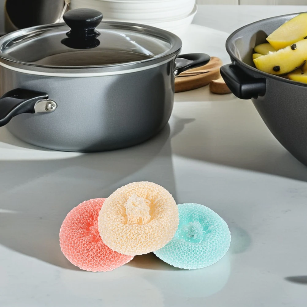 15 Pcs Fiber Cleaning Ball Dishwashing Scrub Pads Kitchen Scrubber Nonscratch Mesh Design Dishwashing Scrub Round Shape
15 Pcs Fiber Cleaning Ball Dishwashing Scrub Pads Kitchen Scrubber Nonscratch Mesh Design Dishwashing Scrub Round Shape