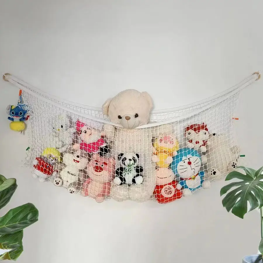 Toy storage hammock storage bag wall hanging children's room wall hanging net plush doll storage net background wall decoration
Toy storage hammock storage bag wall hanging children's room wall hanging net plush doll storage net background wall decoration