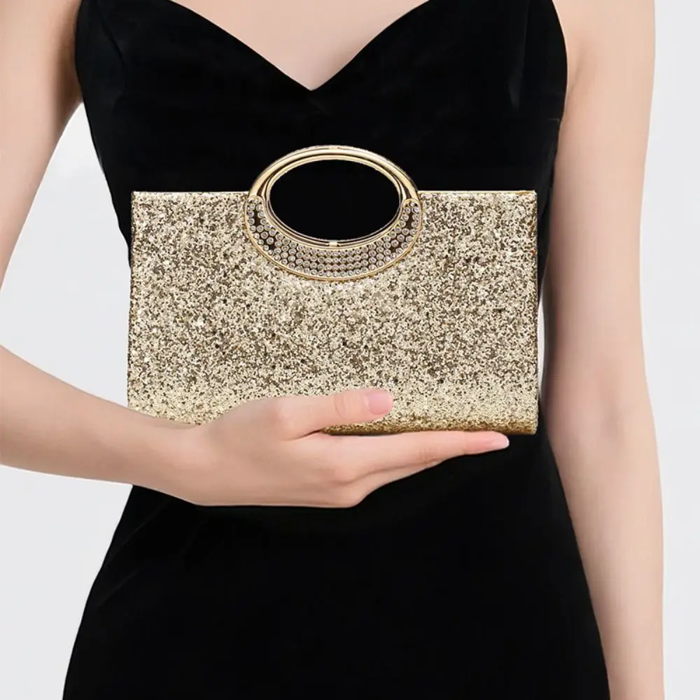 Glitter Sequin Evening Banquet Bag Wrist Bag Large Capacity Shiny Handbag Luxury Shoulder Bag Party Dinner Bag Women
Glitter Sequin Evening Banquet Bag Wrist Bag Large Capacity Shiny Handbag Luxury Shoulder Bag Party Dinner Bag Women