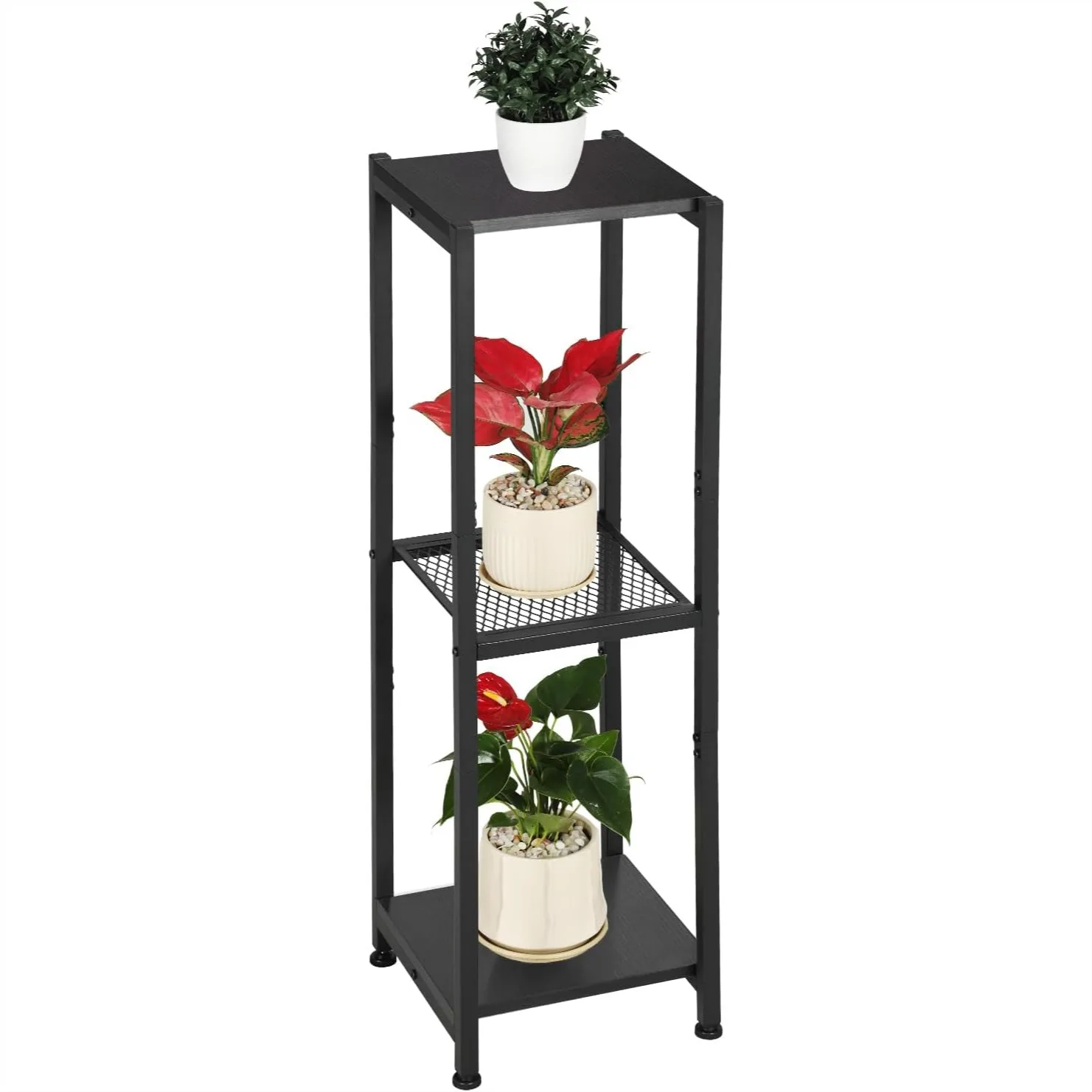 Dipion Extra Tall Plant Stand Indoor, 40 Inch 3 Tier Metal Plant Stand with Heavy Duty Wood and Mesh Shelves, Black
Dipion Extra Tall Plant Stand Indoor, 40 Inch 3 Tier Metal Plant Stand with Heavy Duty Wood and Mesh Shelves, Black