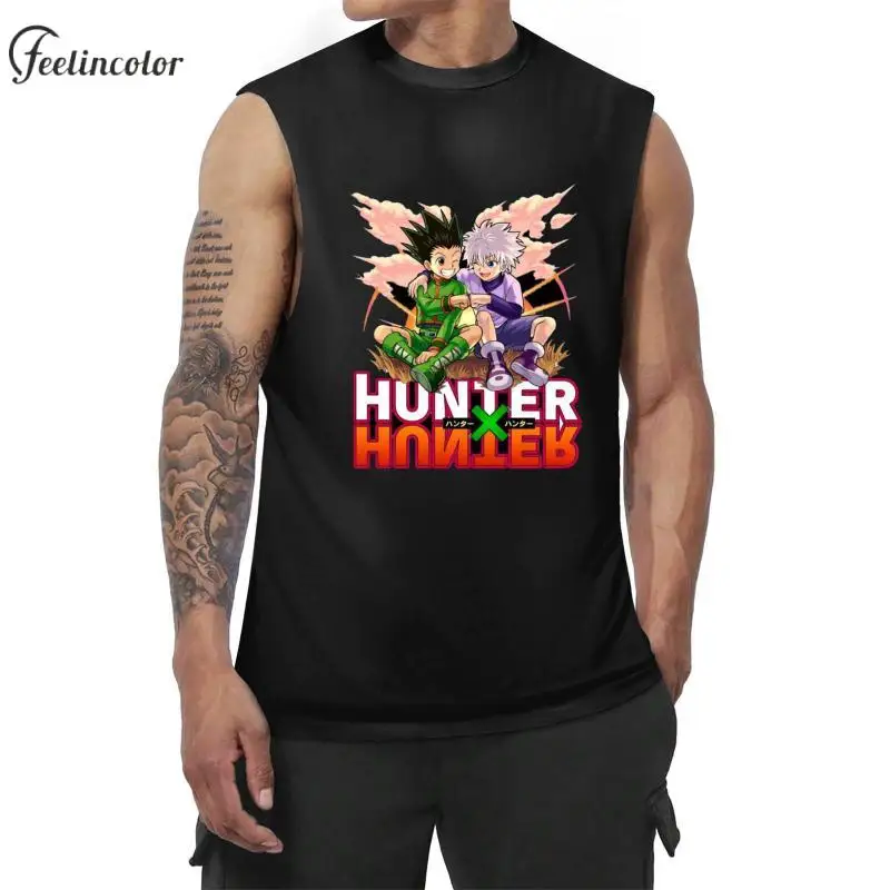 Killua Gon Printing Tank Tops for Men Japanese Anime Graphic Vest Summer Black Sleeveless T-Shirts Oversized Male Clothing
Killua Gon Printing Tank Tops for Men Japanese Anime Graphic Vest Summer Black Sleeveless T-Shirts Oversized Male Clothing