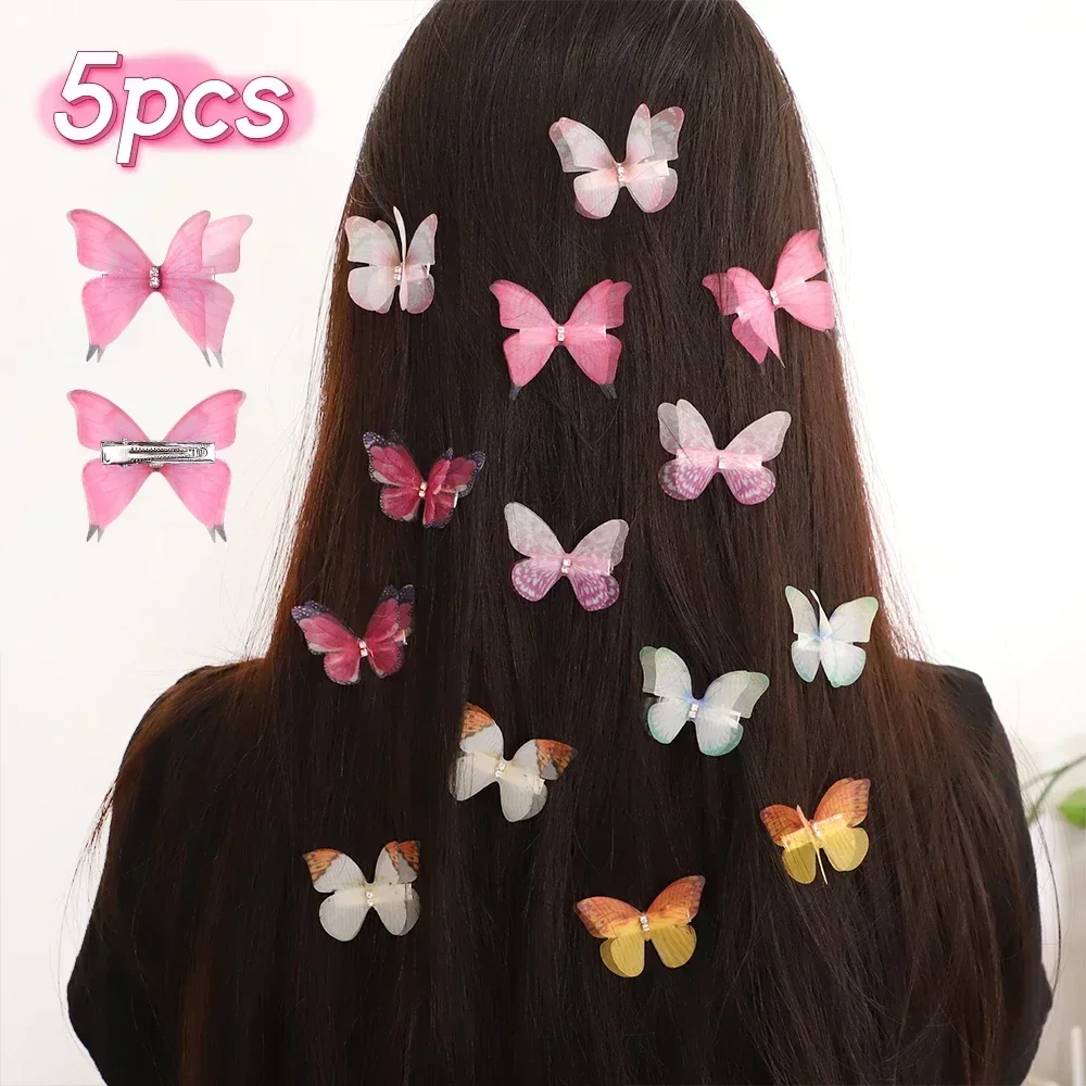 5PCS New Cute Princess Mesh Double-layer Butterfly Lovely Girls Hairpins Children Headwear Hairgrip Hair Clips Hair Accessories
5PCS New Cute Princess Mesh Double-layer Butterfly Lovely Girls Hairpins Children Headwear Hairgrip Hair Clips Hair Accessories