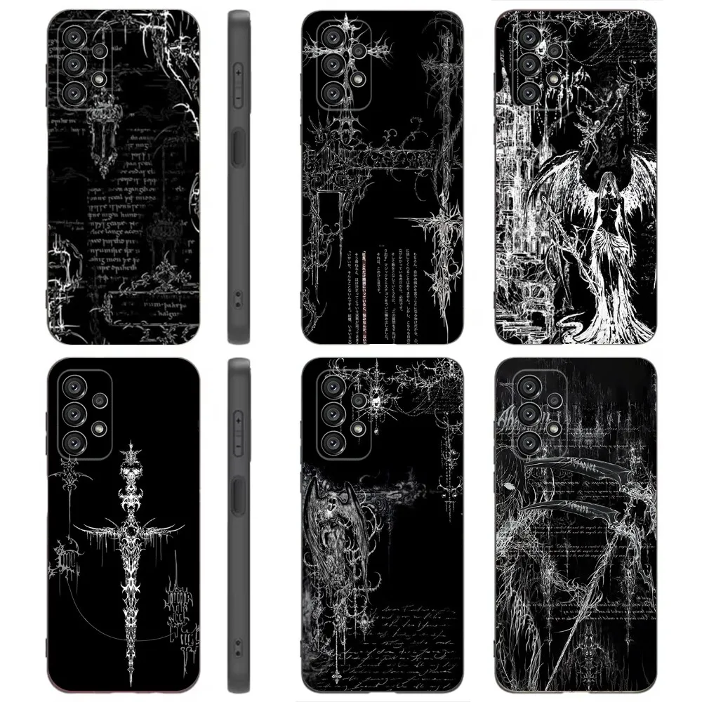 Cyber Sigil Cross line Phone Case For Samsung Galaxy A91,A80,A73,A72 ,A71,A53A52,A32 ,A31A22,A21s,A20,Black Cover
Cyber Sigil Cross line Phone Case For Samsung Galaxy A91,A80,A73,A72 ,A71,A53A52,A32 ,A31A22,A21s,A20,Black Cover