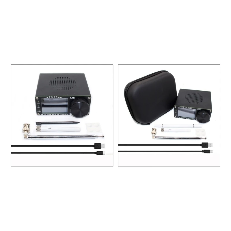 Portable ATS25 AMP Receiver 132KHZ-30000KHZ Adjustable Color Touching Display
Portable ATS25 AMP Receiver 132KHZ-30000KHZ Adjustable Color Touching Display