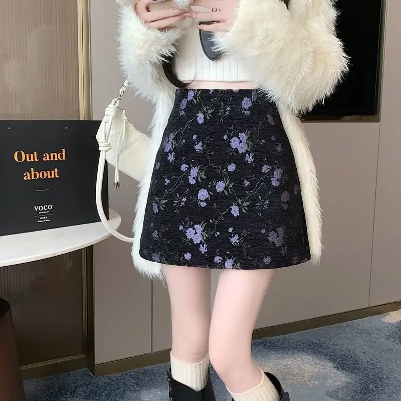 Korejpaa Women Skirt Korean Fashion High Waist Floral Printed Slimming Mini Skirts 2025 Spring New Retro Jacquard A Line Clothes
Korejpaa Women Skirt Korean Fashion High Waist Floral Printed Slimming Mini Skirts 2025 Spring New Retro Jacquard A Line Clothes