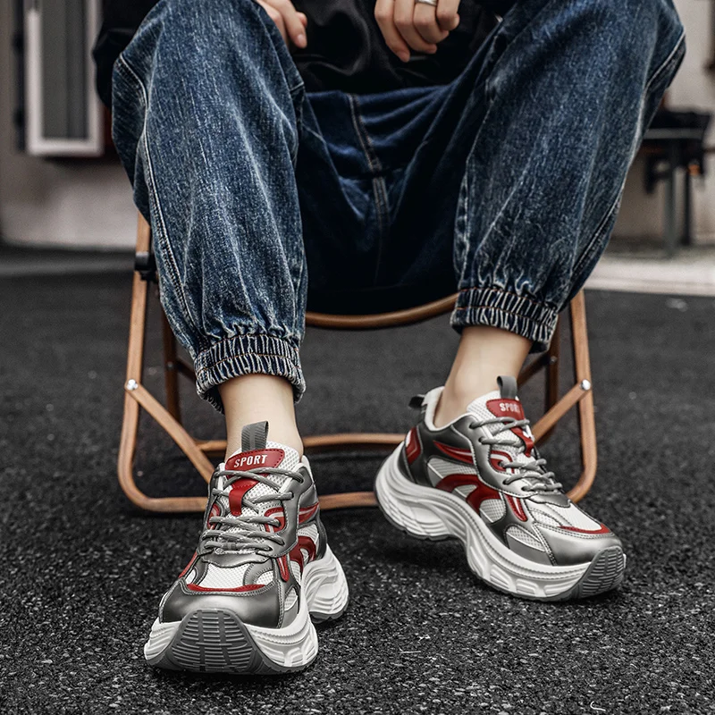 Brand Design Sneakers for Man Fashion New Men's Chunky Sneakers Male Female Dad Shoes Trendy Girls Boys Casual Sports Shoes
Brand Design Sneakers for Man Fashion New Men's Chunky Sneakers Male Female Dad Shoes Trendy Girls Boys Casual Sports Shoes