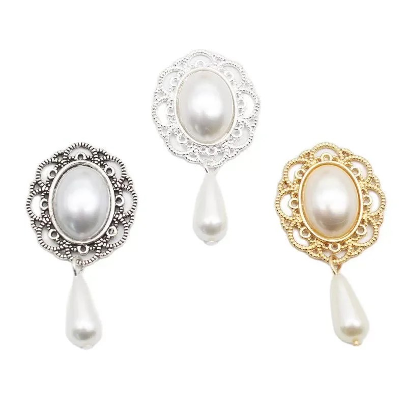 10Pcs 25 * 48MM Pearl Alloy Pendant Accessories Diy Wedding Dress Headwear Gift Box Decoration Accessories
10Pcs 25 * 48MM Pearl Alloy Pendant Accessories Diy Wedding Dress Headwear Gift Box Decoration Accessories
