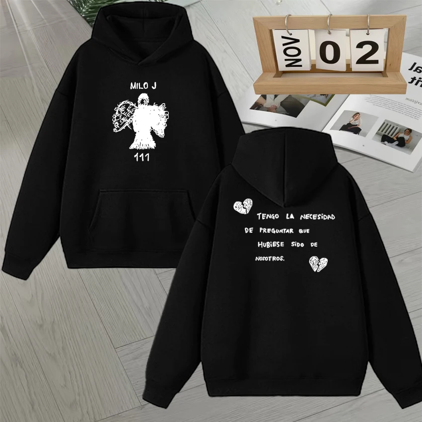 2025 Trendy New Hoodie Sweatshirt By Singer Milo J Double Sided Graphic Autumn Winter Hoodie Long sleeve Fleece Unisex Pullover
2025 Trendy New Hoodie Sweatshirt By Singer Milo J Double Sided Graphic Autumn Winter Hoodie Long sleeve Fleece Unisex Pullover