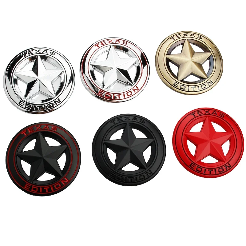 Metal Texas A Star Edition Side Rear Emblem Sticker for Ford Universal DIY modification for all models car sticker emblem
Metal Texas A Star Edition Side Rear Emblem Sticker for Ford Universal DIY modification for all models car sticker emblem