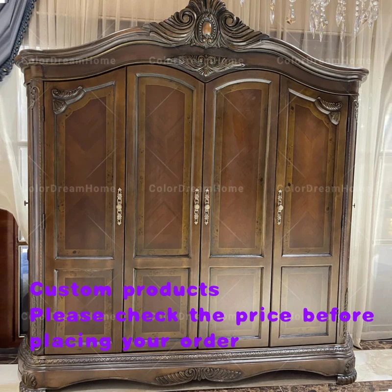 custom.Traditional Solid Wood Furniture Wooden Armoire Customized Classic Carved Bedroom 4 Door Storage Wardrobe Designs
custom.Traditional Solid Wood Furniture Wooden Armoire Customized Classic Carved Bedroom 4 Door Storage Wardrobe Designs