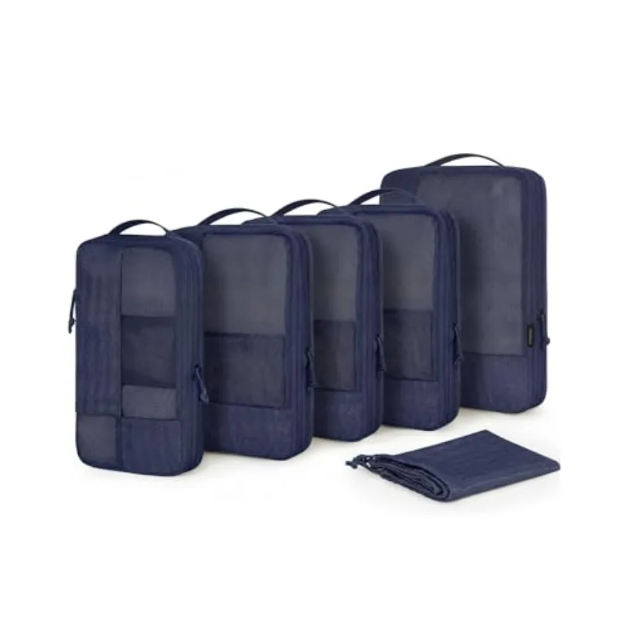 Compression Packing Cubes for Travel 6 Set Packing Cubes for Carry on Suitcases Compression Travel Cubes Suitcase Organizer for
Compression Packing Cubes for Travel 6 Set Packing Cubes for Carry on Suitcases Compression Travel Cubes Suitcase Organizer for