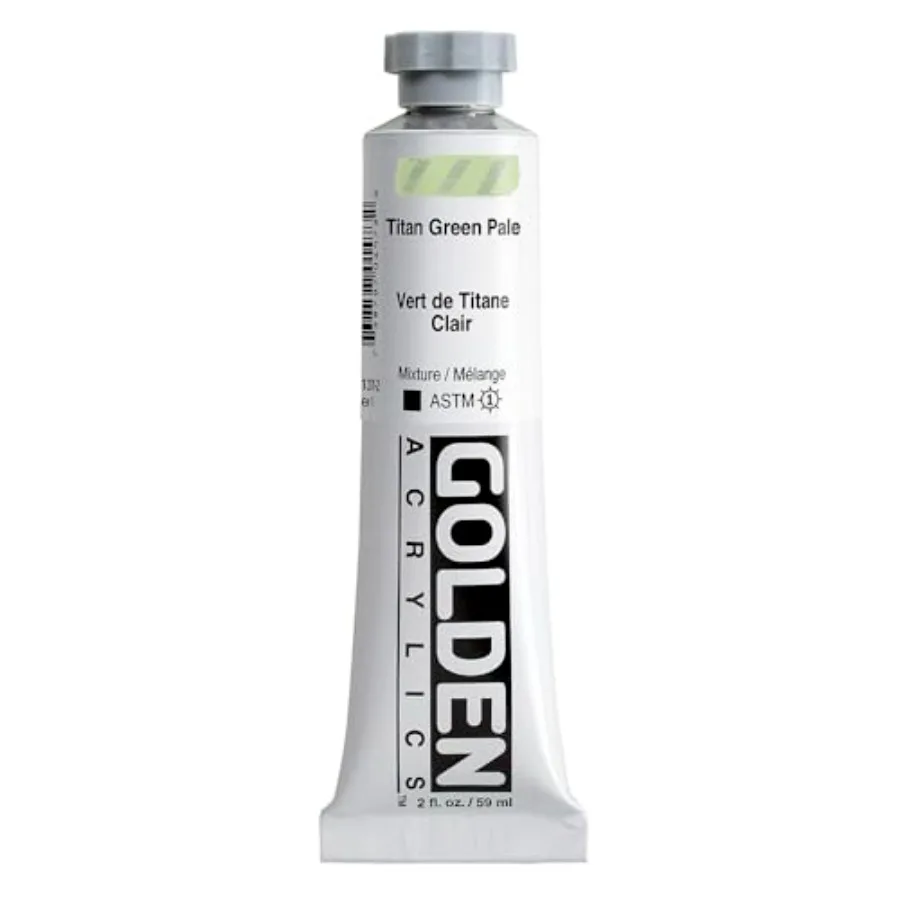 Heavy Body Acrylics, Titan Green Pale, 2 fl. oz. Tube, Professional Acrylic Paint, Opaque
Heavy Body Acrylics, Titan Green Pale, 2 fl. oz. Tube, Professional Acrylic Paint, Opaque