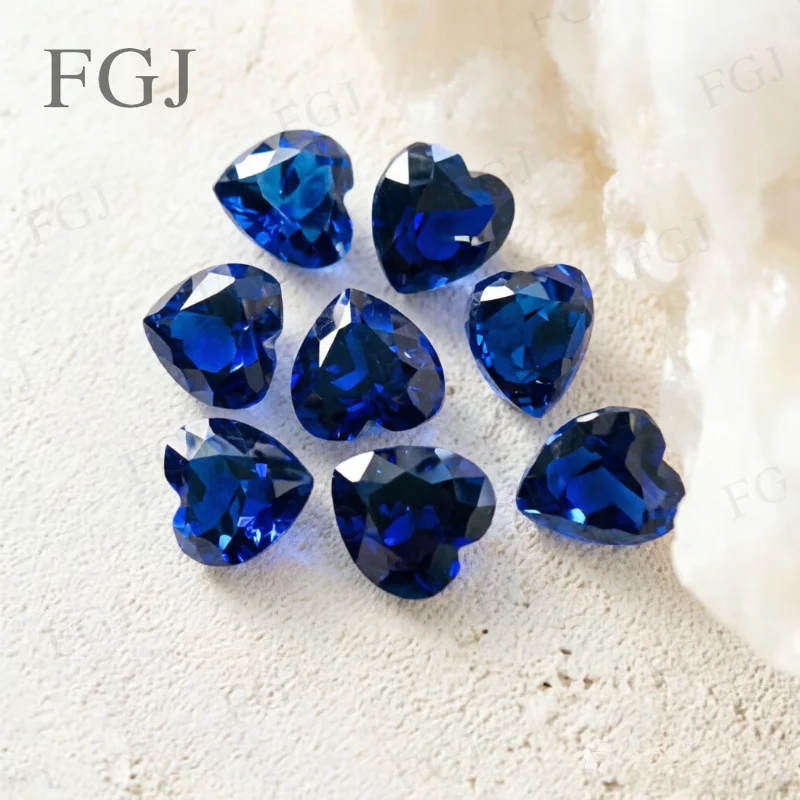 Sapphire Loose Gemstone Jewelry Making DIY Heart Blue Gem Stone of Jewellery Necklace Ring Design Selectable AGL Certificate
Sapphire Loose Gemstone Jewelry Making DIY Heart Blue Gem Stone of Jewellery Necklace Ring Design Selectable AGL Certificate