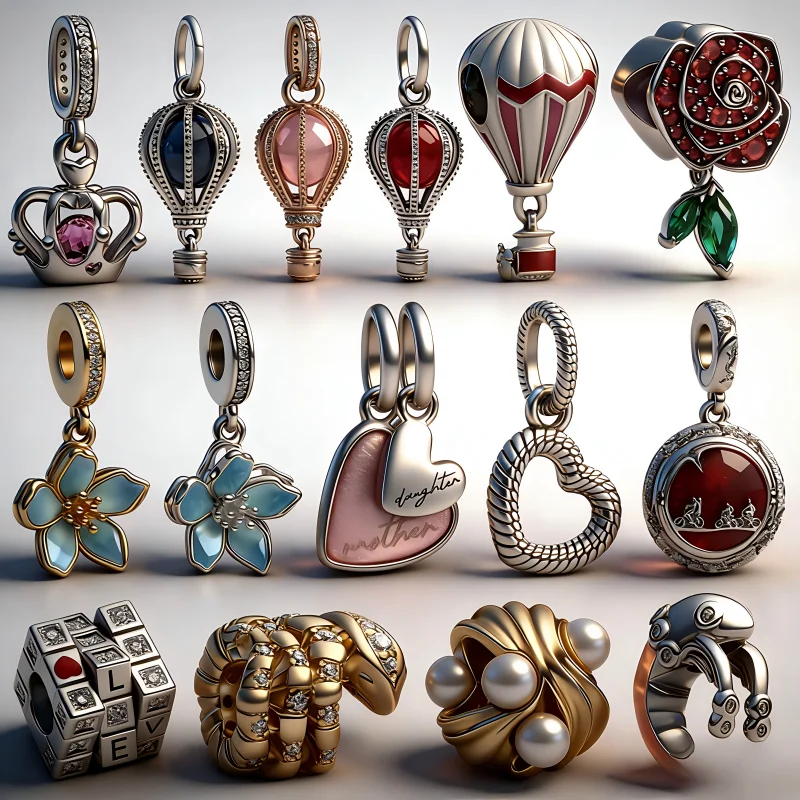 Charms 925 Originale Glass Zircon Heart Pendant Beads Fits Bracelets Necklace For Women Charm Silver 925 Luxury DIY Jewelry Gift
Charms 925 Originale Glass Zircon Heart Pendant Beads Fits Bracelets Necklace For Women Charm Silver 925 Luxury DIY Jewelry Gift