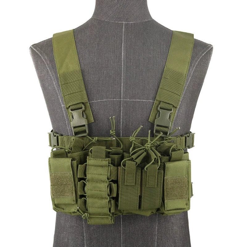 Outdoor Ammo Chest Rig Removable Vest Tactical Military Light Weight Heavy Duty Vest Airsoft Paintball Gear
Outdoor Ammo Chest Rig Removable Vest Tactical Military Light Weight Heavy Duty Vest Airsoft Paintball Gear