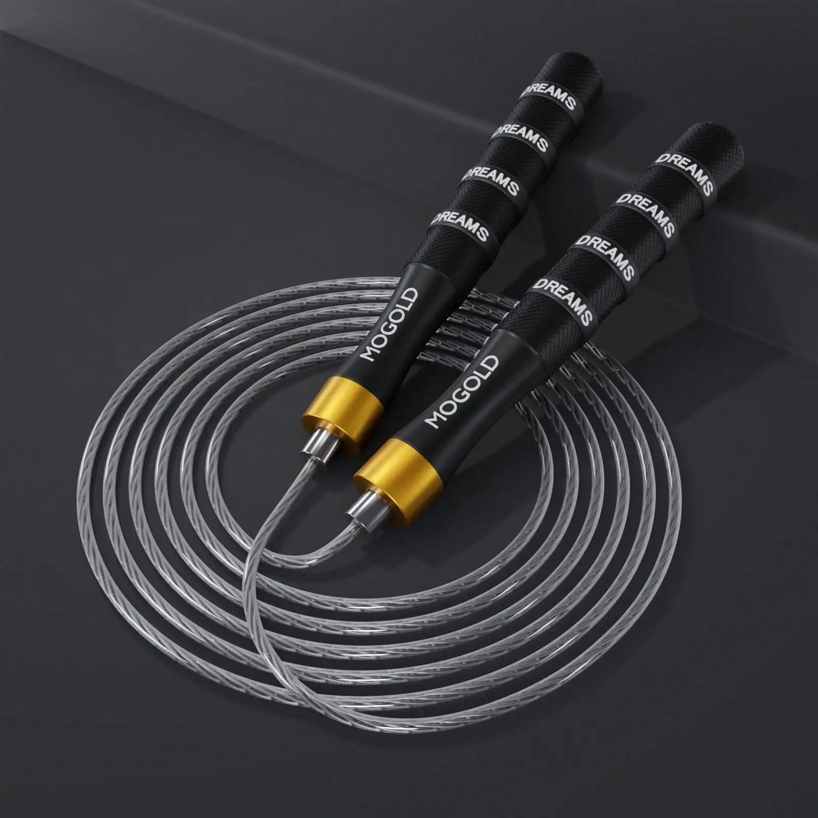 MOGOLD 1 Set Aluminum Alloy Speed Skipping Rope, Aerobic Fat-Burning Fitness Mini Exercise Equipment Indoor Unisex Adjustable PVC
MOGOLD 1 Set Aluminum Alloy Speed Skipping Rope, Aerobic Fat-Burning Fitness Mini Exercise Equipment Indoor Unisex Adjustable PVC