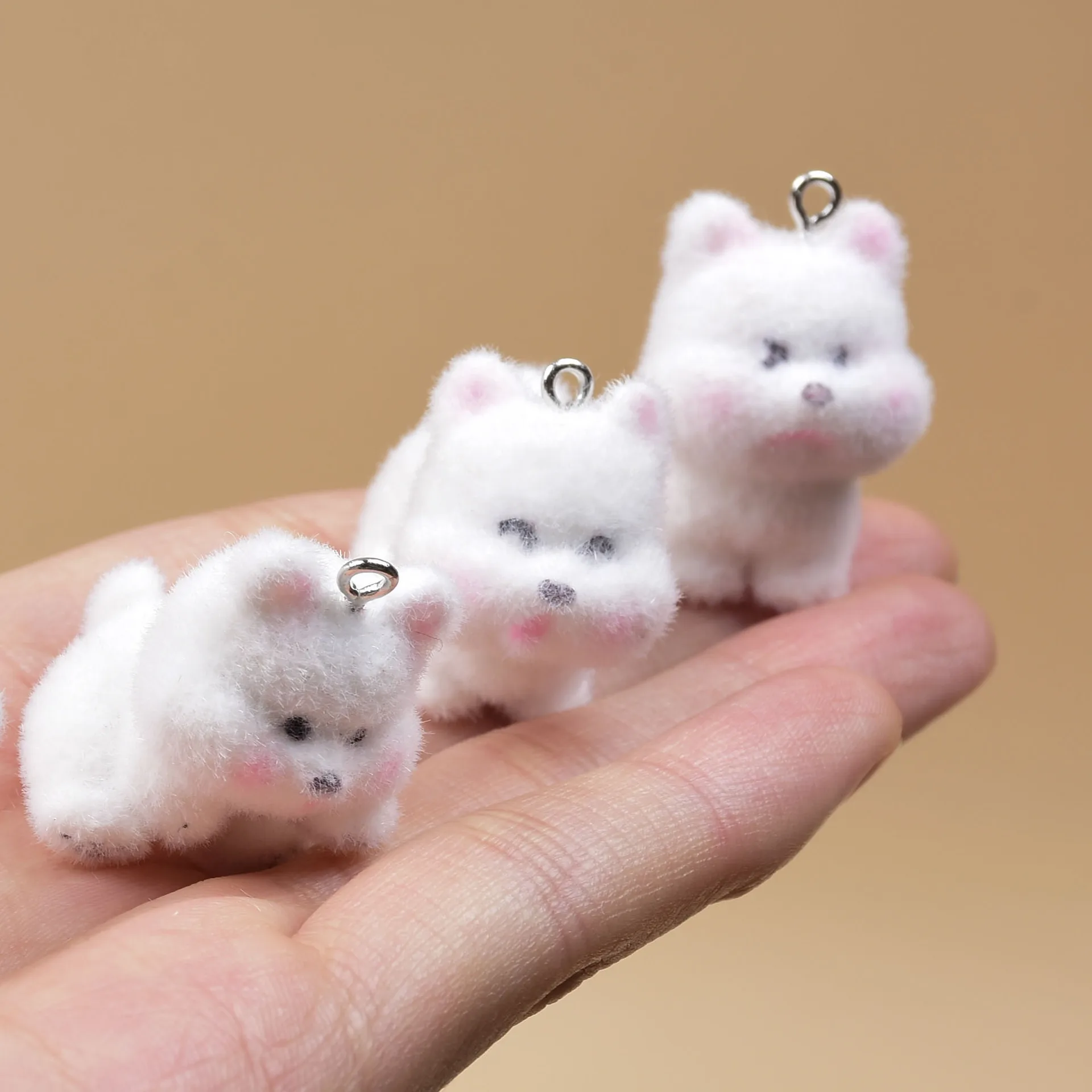 20pcs 3D Cute Mini Flocking Dog Charms Resin Cartoon Animal Pendant For Bag Keychain Earring DIY Crafts Jewelry Make
20pcs 3D Cute Mini Flocking Dog Charms Resin Cartoon Animal Pendant For Bag Keychain Earring DIY Crafts Jewelry Make
