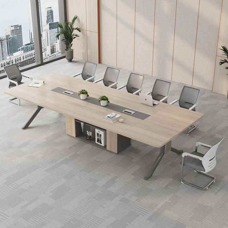 Simple modern Conference table light luxury large Long meeting table office negotiation mesa para oficina reuniones furniture
Simple modern Conference table light luxury large Long meeting table office negotiation mesa para oficina reuniones furniture