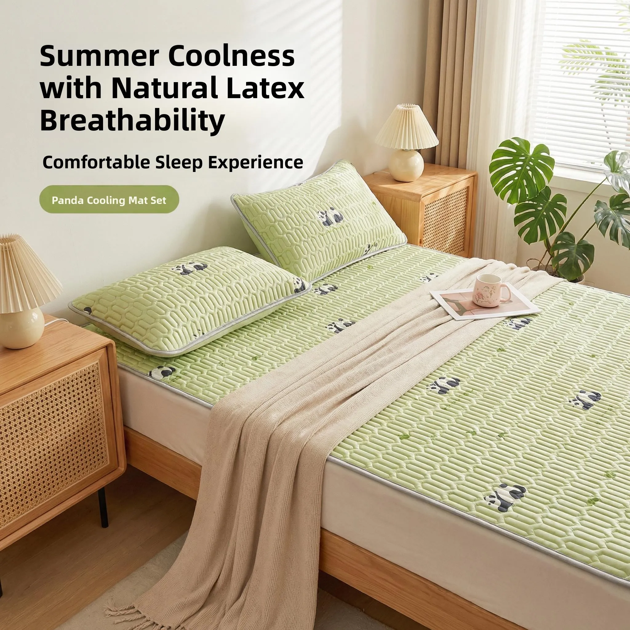 Thickened Natural Latex Cooling Bed Mat Ice Silk Printed Student Dormitory Single Soft Mat for Children Home Use BEAUTISKY
Thickened Natural Latex Cooling Bed Mat Ice Silk Printed Student Dormitory Single Soft Mat for Children Home Use BEAUTISKY