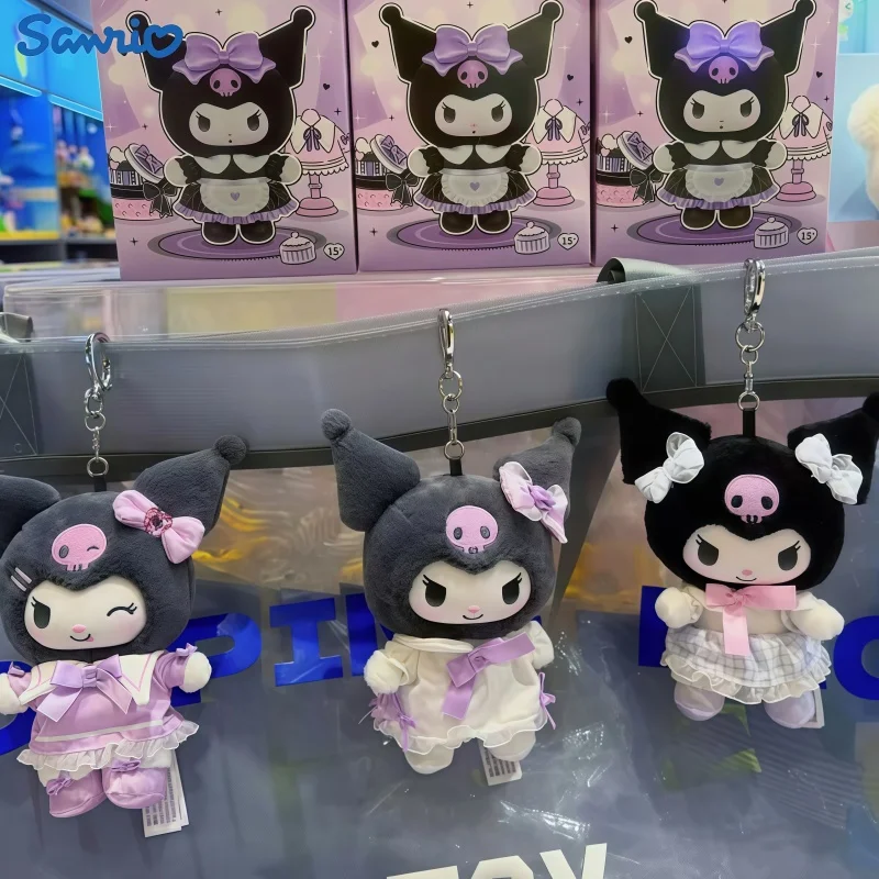 Hot Genuine Sanrio Kuromi Dream Wardrobe Series Blind Box Cute Plush Doll Bag Pendant Surprise Gift Collectible Toy For Girls
Hot Genuine Sanrio Kuromi Dream Wardrobe Series Blind Box Cute Plush Doll Bag Pendant Surprise Gift Collectible Toy For Girls