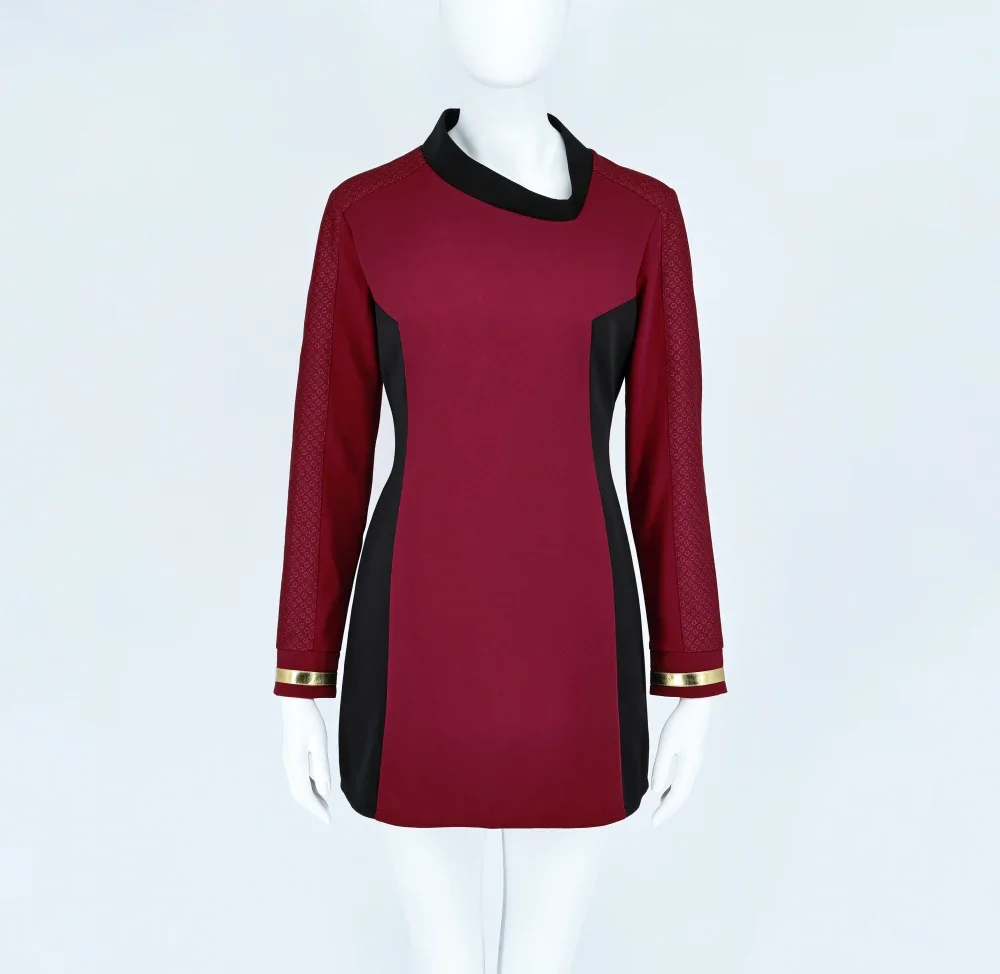 Cosplay Strange New Worlds Uhura Red Long Sleeve Dress Uniforms Startfleet Shirts Costumes for Women Halloween Party
Cosplay Strange New Worlds Uhura Red Long Sleeve Dress Uniforms Startfleet Shirts Costumes for Women Halloween Party