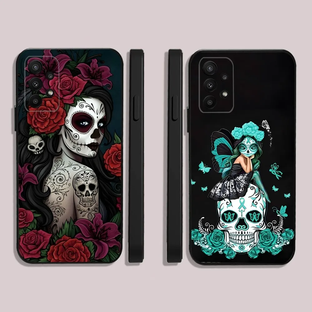 Mexican Catrina Skull Girl Phone Case For Samsung S24,23,22,30,21,10,9,Ultra,Plus,Lite,FE,5G Black Soft Case
Mexican Catrina Skull Girl Phone Case For Samsung S24,23,22,30,21,10,9,Ultra,Plus,Lite,FE,5G Black Soft Case