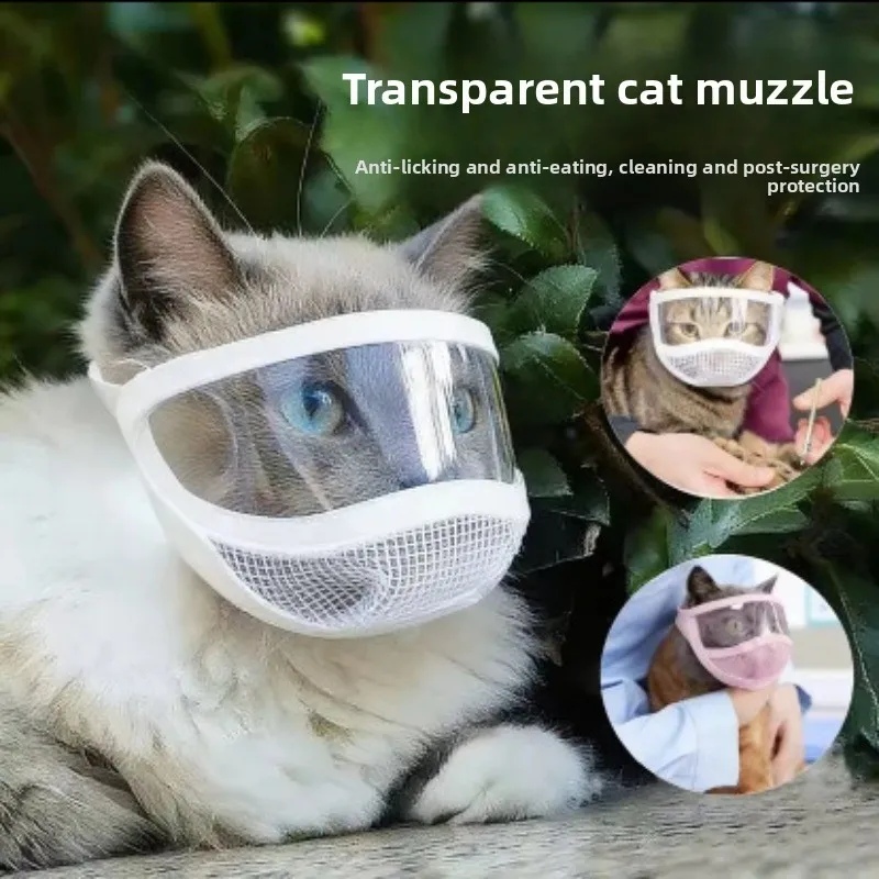 Cat Muzzle Transparent Breathable, Anti Bite Grooming Mask with Clear View Adjustable Hood
Cat Muzzle Transparent Breathable, Anti Bite Grooming Mask with Clear View Adjustable Hood