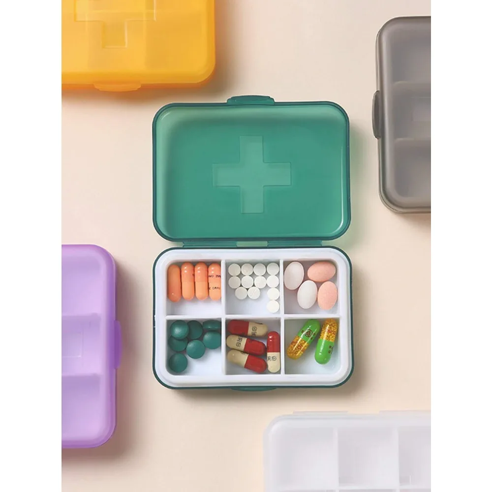1pc Portable Sealed Medicine Organizer With 4 Compartments, Moisture-proof Pill Storage Box, Travel Pill Case
1pc Portable Sealed Medicine Organizer With 4 Compartments, Moisture-proof Pill Storage Box, Travel Pill Case