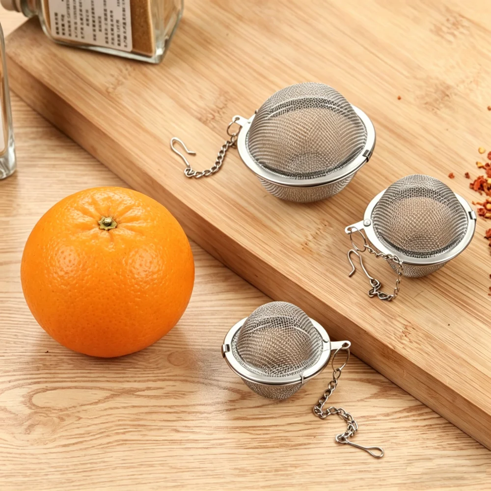 3pcs Stainless Steel Mesh Chain Tea Strainer,Home Use Soup Infuser, Seasoning Ball, Household Soup Tea Maker Hot Pot Marinade
3pcs Stainless Steel Mesh Chain Tea Strainer,Home Use Soup Infuser, Seasoning Ball, Household Soup Tea Maker Hot Pot Marinade