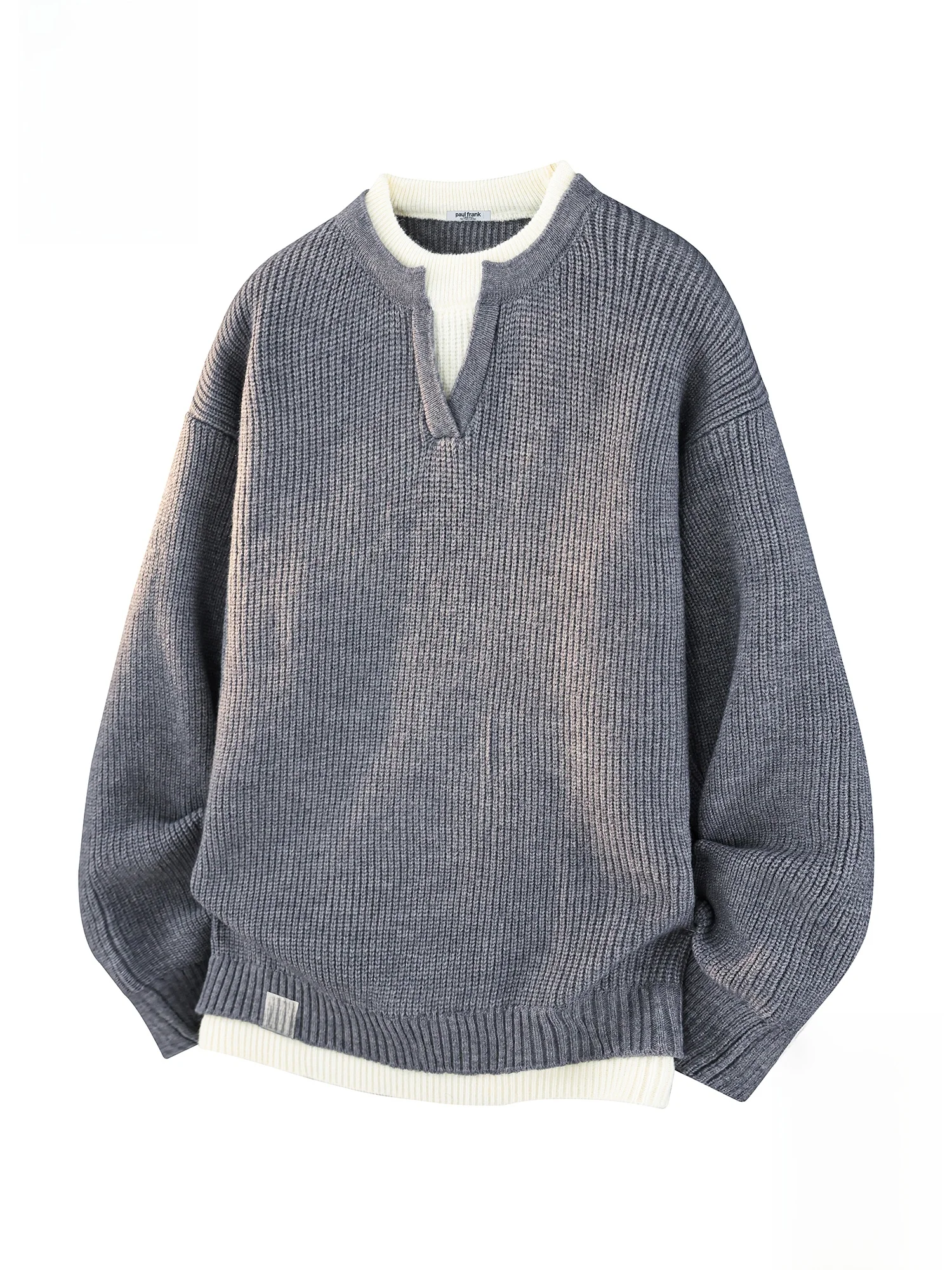 PaulFrank Winter New Large Mouth Monkey Men's Casual Loose Warm Knitted Sweater Henry Collar Fake Two-Piece Comfortable Faion
PaulFrank Winter New Large Mouth Monkey Men's Casual Loose Warm Knitted Sweater Henry Collar Fake Two-Piece Comfortable Faion