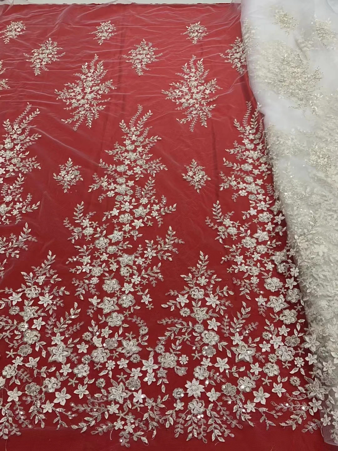 2024 3D кружевная ткань из бисера, блестящее свадебное платье с блестками, свадебное платье, декоративное кружево из ткани «сделай сам» 
2024 3D кружевная ткань из бисера, блестящее свадебное платье с блестками, свадебное платье, декоративное кружево из ткани «сделай сам»