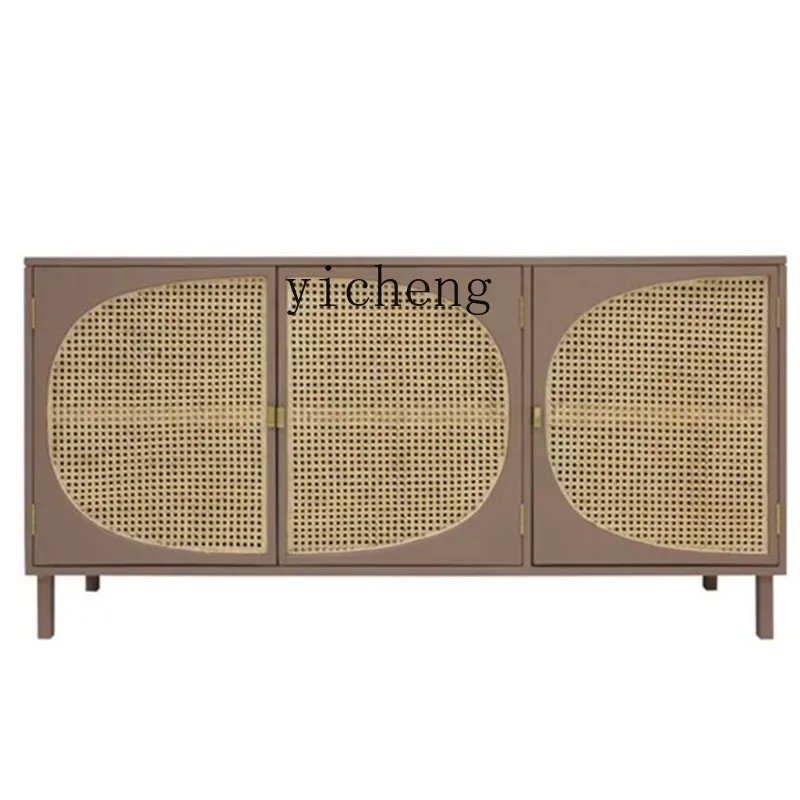 Xl Solid Wood Sideboard Simple Modern Lobby Rattan Storage Cabinet TV Cabinet
Xl Solid Wood Sideboard Simple Modern Lobby Rattan Storage Cabinet TV Cabinet