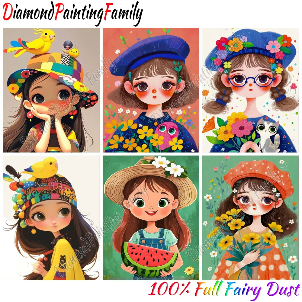 Набор для алмазной вышивки Diamond Painting Family: «Кристальная пыль фей» (девочка в головном уборе), с алмазами AB, для мозаичной вышивки
Набор для алмазной вышивки Diamond Painting Family: «Кристальная пыль фей» (девочка в головном уборе), с алмазами AB, для мозаичной вышивки