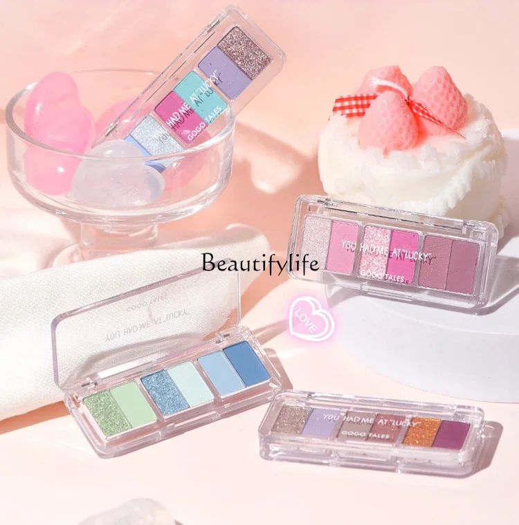Small Ruler Eye Shadow Plate, Earth Color, Matte Sequins, Pearl, Portable Women's Makeup
Small Ruler Eye Shadow Plate, Earth Color, Matte Sequins, Pearl, Portable Women's Makeup