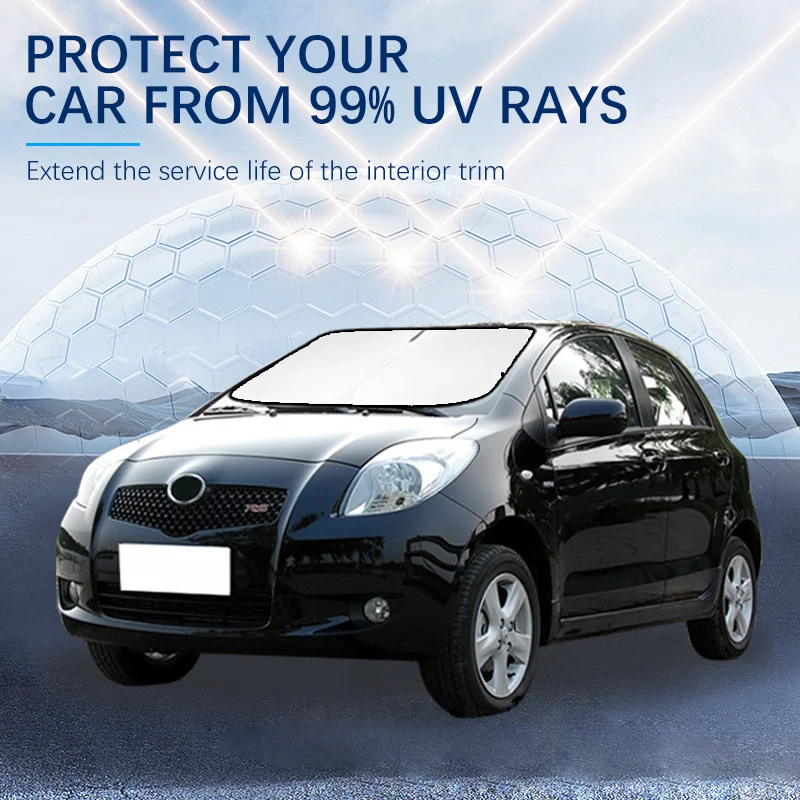 For Toyota Yaris Auris CHR Verso 86 Summer Car Accessories Car Windshield Sun Shade Covers for Front Window Sunscreen UV Parasol
For Toyota Yaris Auris CHR Verso 86 Summer Car Accessories Car Windshield Sun Shade Covers for Front Window Sunscreen UV Parasol