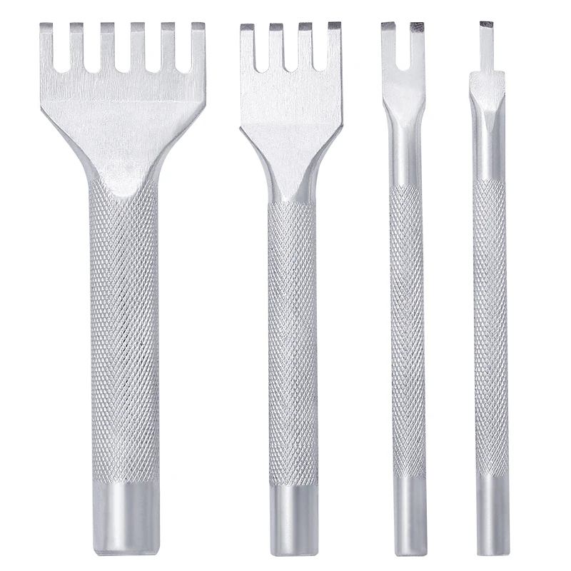 LMDZ 4 Pieces Leather Stitching Punch Leather Hole Punch 1/2/4/6 Prong Punch White Steel DIY Leather Chisel Stainless Steel
LMDZ 4 Pieces Leather Stitching Punch Leather Hole Punch 1/2/4/6 Prong Punch White Steel DIY Leather Chisel Stainless Steel