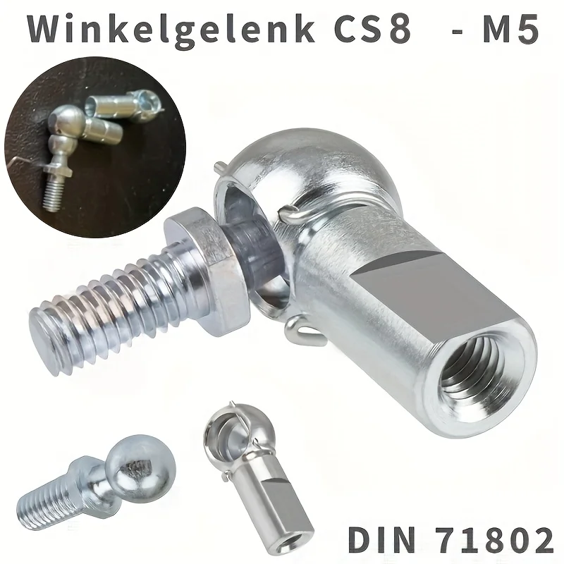 Universal Stainless Steel Joint Bearings High Strength Wear Resistant Car Throttle Linkage Eye Connectors Vehicle Repair Parts
Universal Stainless Steel Joint Bearings High Strength Wear Resistant Car Throttle Linkage Eye Connectors Vehicle Repair Parts