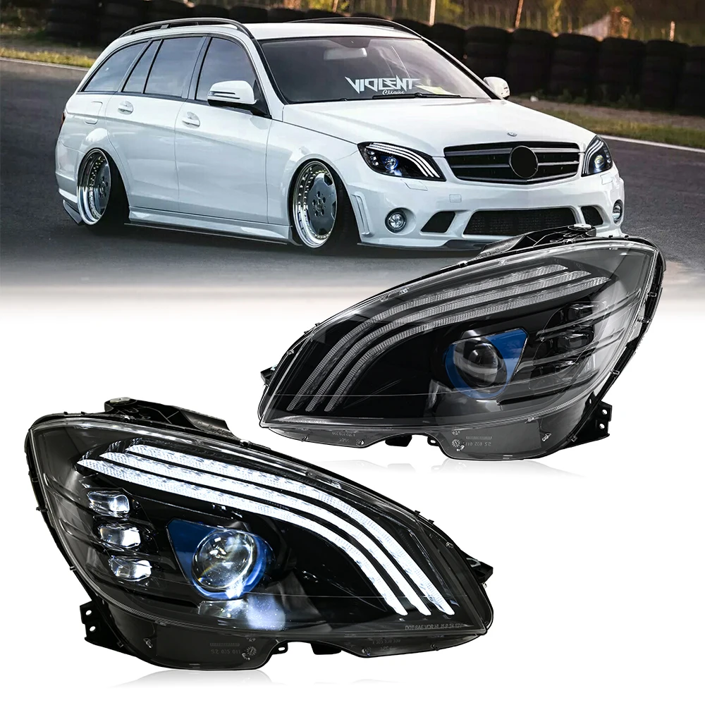 Led Headlight for 2008-2011 Mercedes-benz W204 C-Class C300 LED Sequential Projector Headlights(Fits Halogen Version)
Led Headlight for 2008-2011 Mercedes-benz W204 C-Class C300 LED Sequential Projector Headlights(Fits Halogen Version)