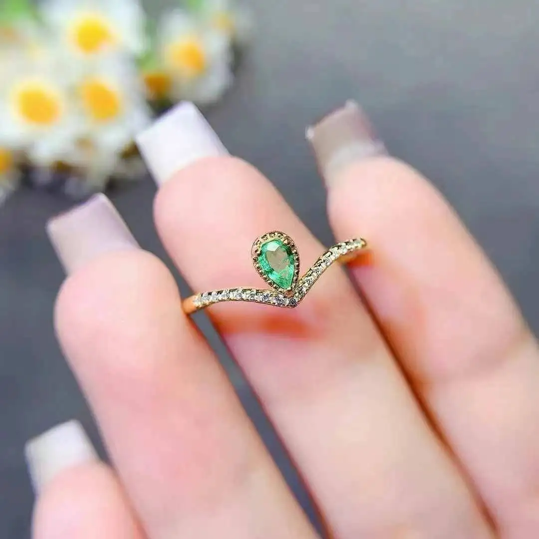 New Arrival Emerald Ring Natural Real Emerald 925 Sterling Silver Classic Women Engagement ring Fine Jewelry
New Arrival Emerald Ring Natural Real Emerald 925 Sterling Silver Classic Women Engagement ring Fine Jewelry