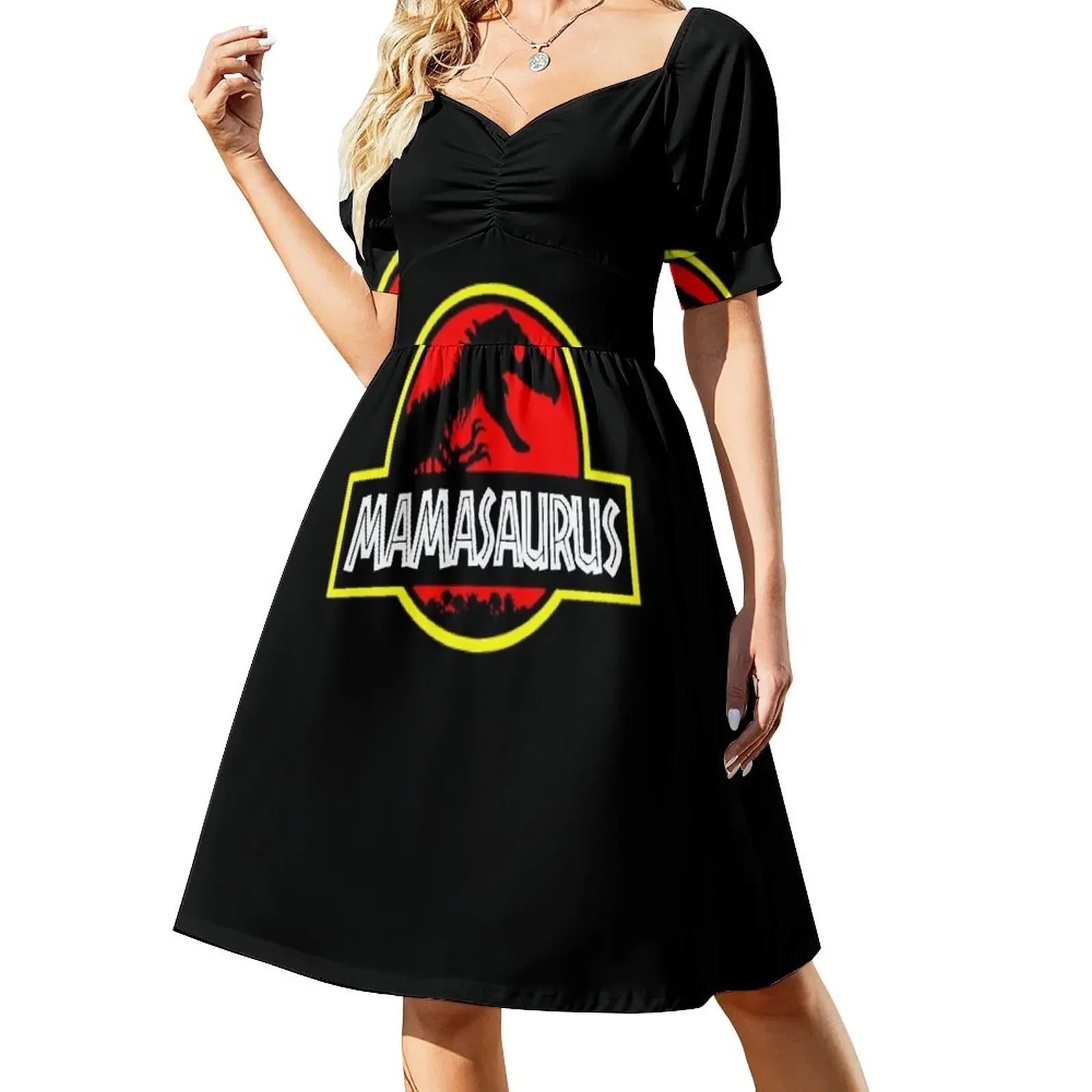 Mamasaurus Rex - Mothers Day Gift Funny Short-Sleeved Dress women clothing 2025 new arrivals women long dresses
Mamasaurus Rex - Mothers Day Gift Funny Short-Sleeved Dress women clothing 2025 new arrivals women long dresses