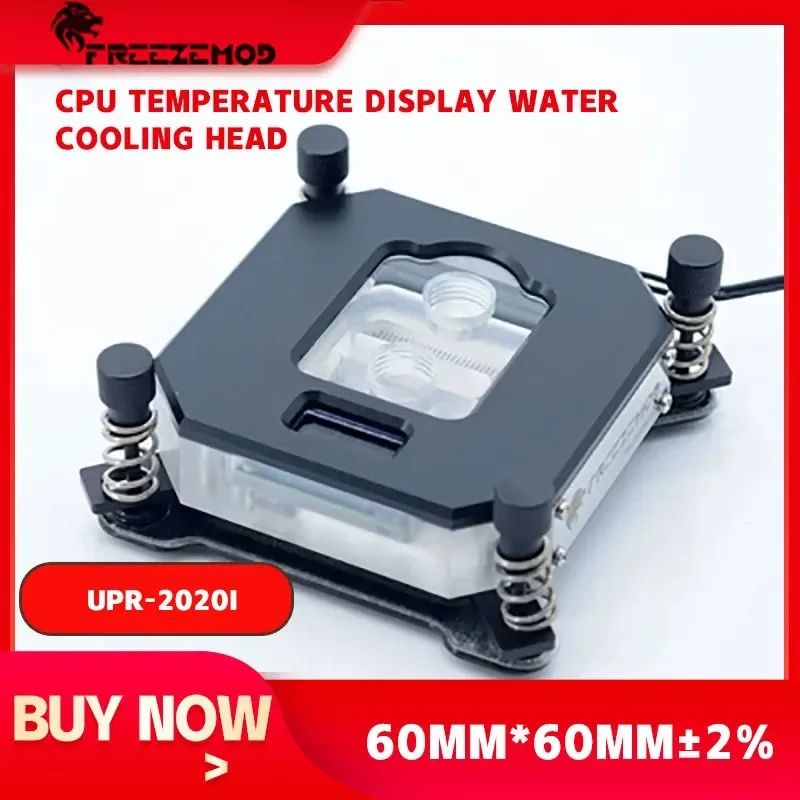FREEZEMOD UPR-2020I, For INTEL CPU Water Blocks,Water Cooling Block 2020 LCD Temperature Display VA Screen RGB Light Black Color
FREEZEMOD UPR-2020I, For INTEL CPU Water Blocks,Water Cooling Block 2020 LCD Temperature Display VA Screen RGB Light Black Color
