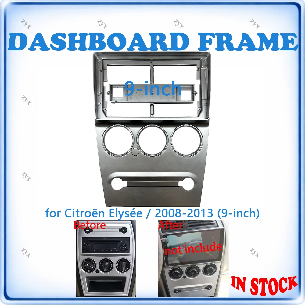 Car Radio Fascia Frame For Citroën Elysée 2008-2013 9 inch With Canbus Decoder & Wiring Harness Car Accessories Plug & Play
Car Radio Fascia Frame For Citroën Elysée 2008-2013 9 inch With Canbus Decoder & Wiring Harness Car Accessories Plug & Play